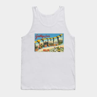 Greetings from Dothan, Alabama - Vintage Large Letter Postcard Tank Top